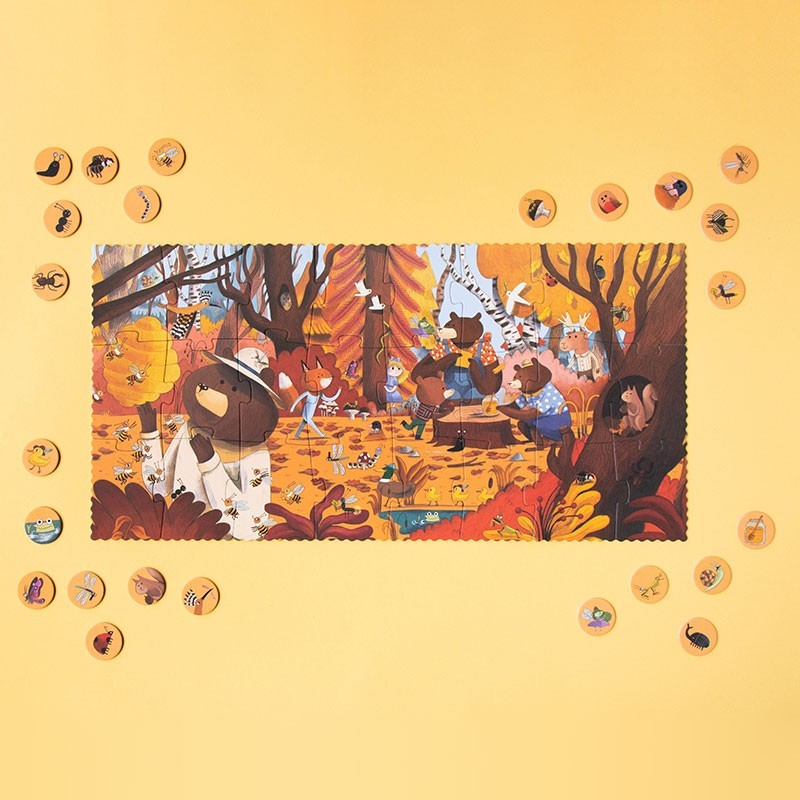 Puzzle Londji bears forest 24 pièces